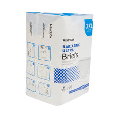 Unisex Adult Incontinence Brief McKesson Ultra Bariatric 3X-Large Disposable Heavy Absorbency, Packaging Type- Case