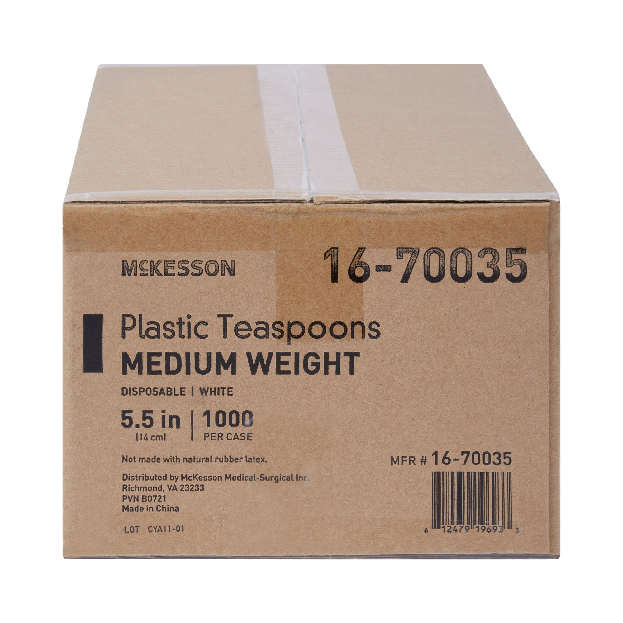 Spoon McKesson General Purpose White Polypropylene, Packaging Type- Case