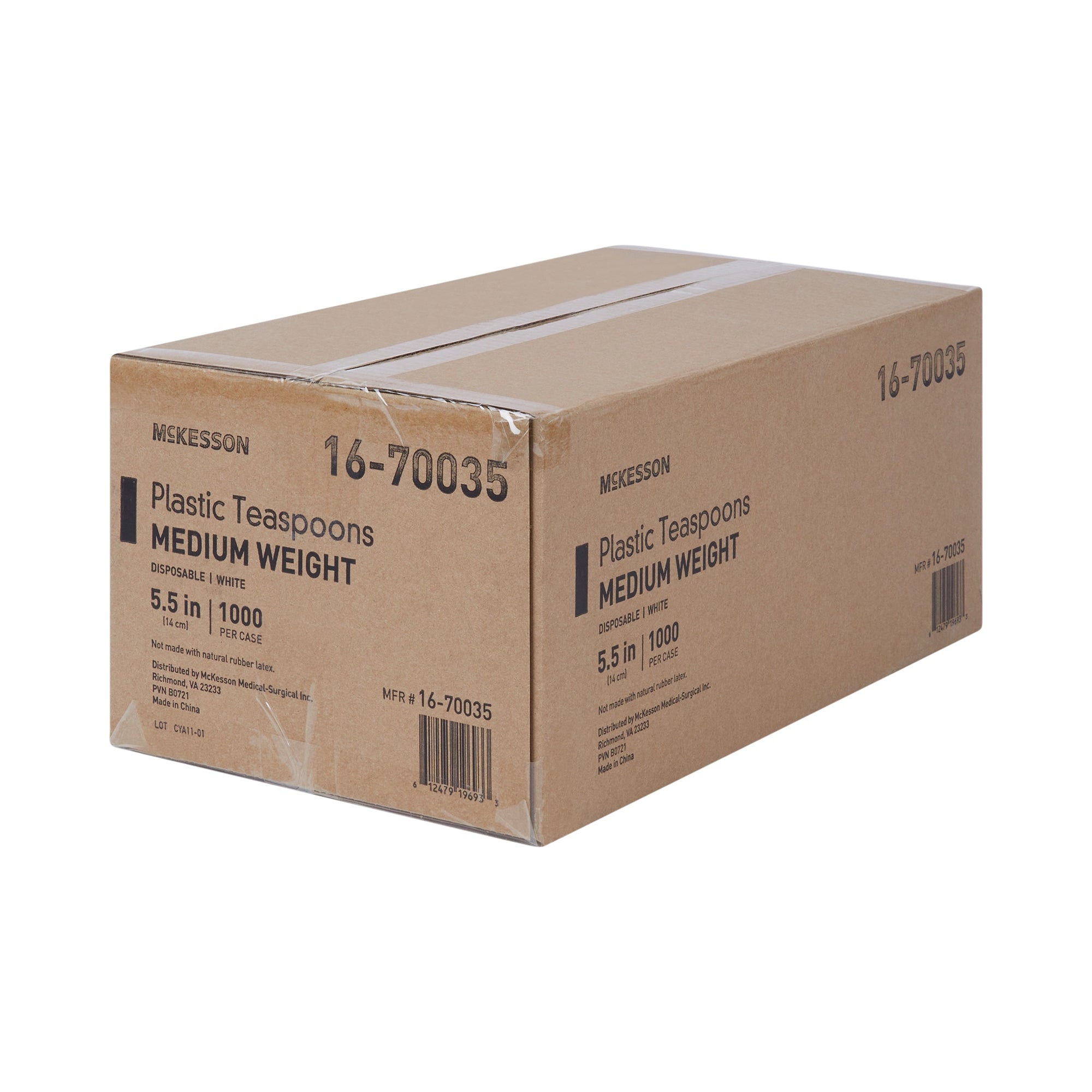 Spoon McKesson General Purpose White Polypropylene, Packaging Type- Case