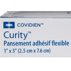 Adhesive Strip Curity 1 X 3 Inch Fabric Rectangle Tan Sterile, Packaging Type- Case