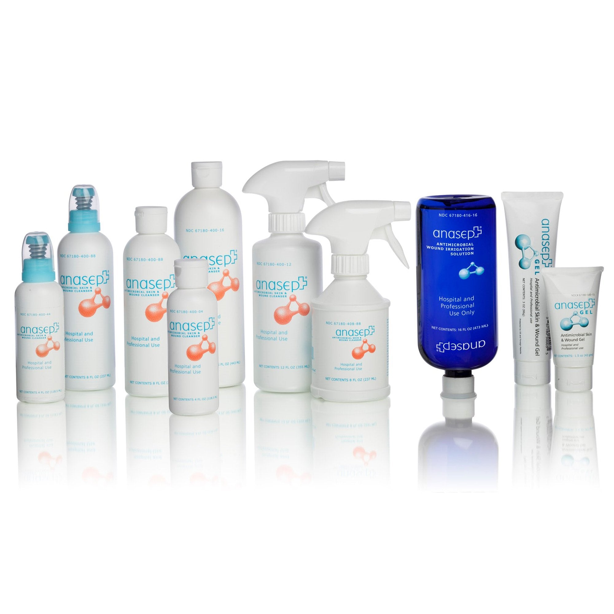 Wound Cleanser Anasept 8 oz. Pump Bottle NonSterile Antimicrobial,Packaging Type- Each