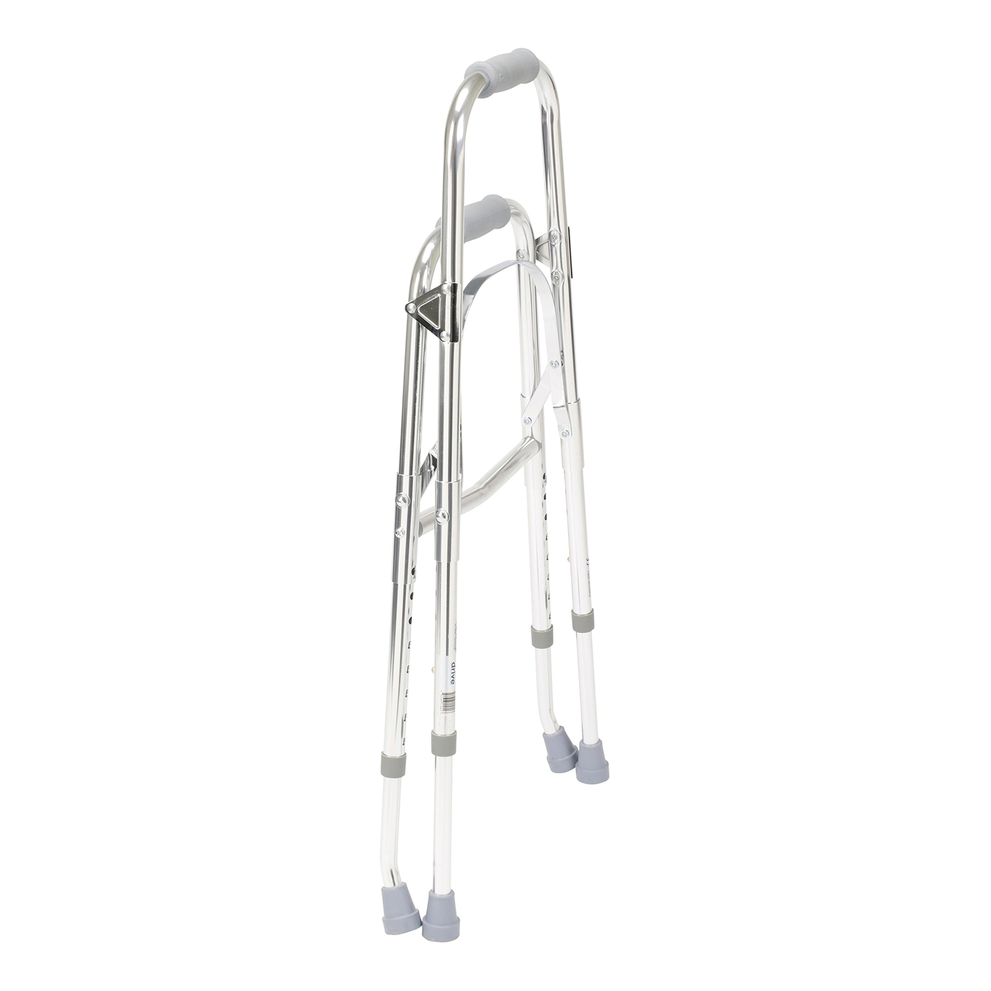 Side Step Folding Walker Adjustable Height drive Hemi Aluminum Frame 300 lbs. Weight Capacity 29-1/2 to 37 Inch Height, Packaging Type- Each
