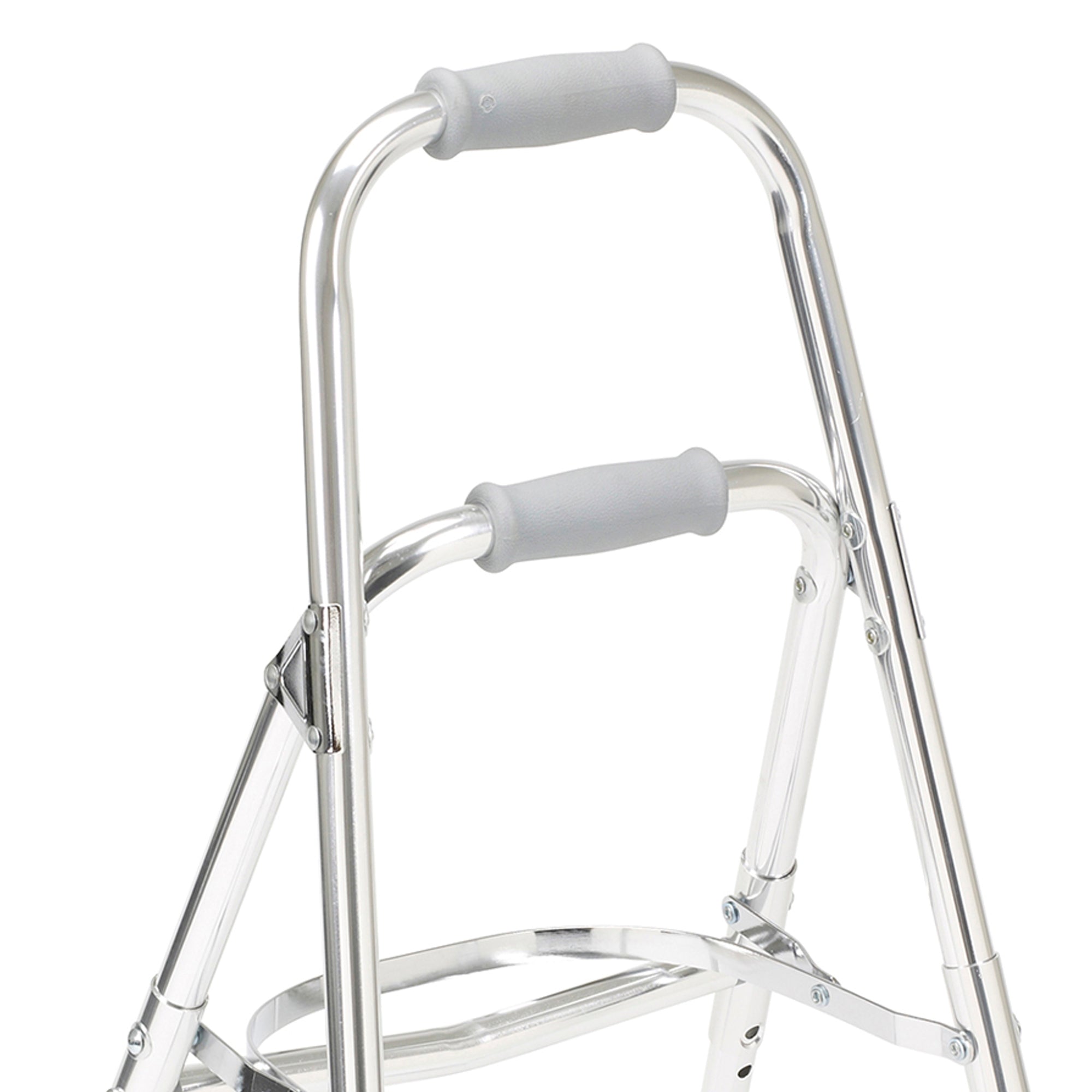 Side Step Folding Walker Adjustable Height drive Hemi Aluminum Frame 300 lbs. Weight Capacity 29-1/2 to 37 Inch Height, Packaging Type- Each