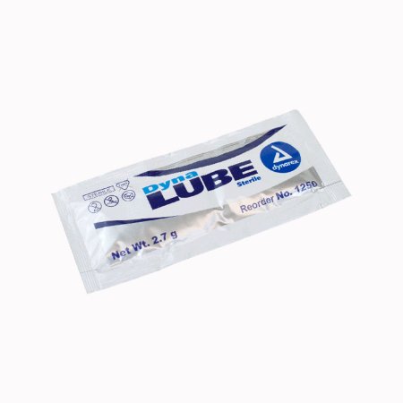 Lubricating Jelly DynaLube 2.7 Gram Individual Packet Sterile, Packaging Type- Box