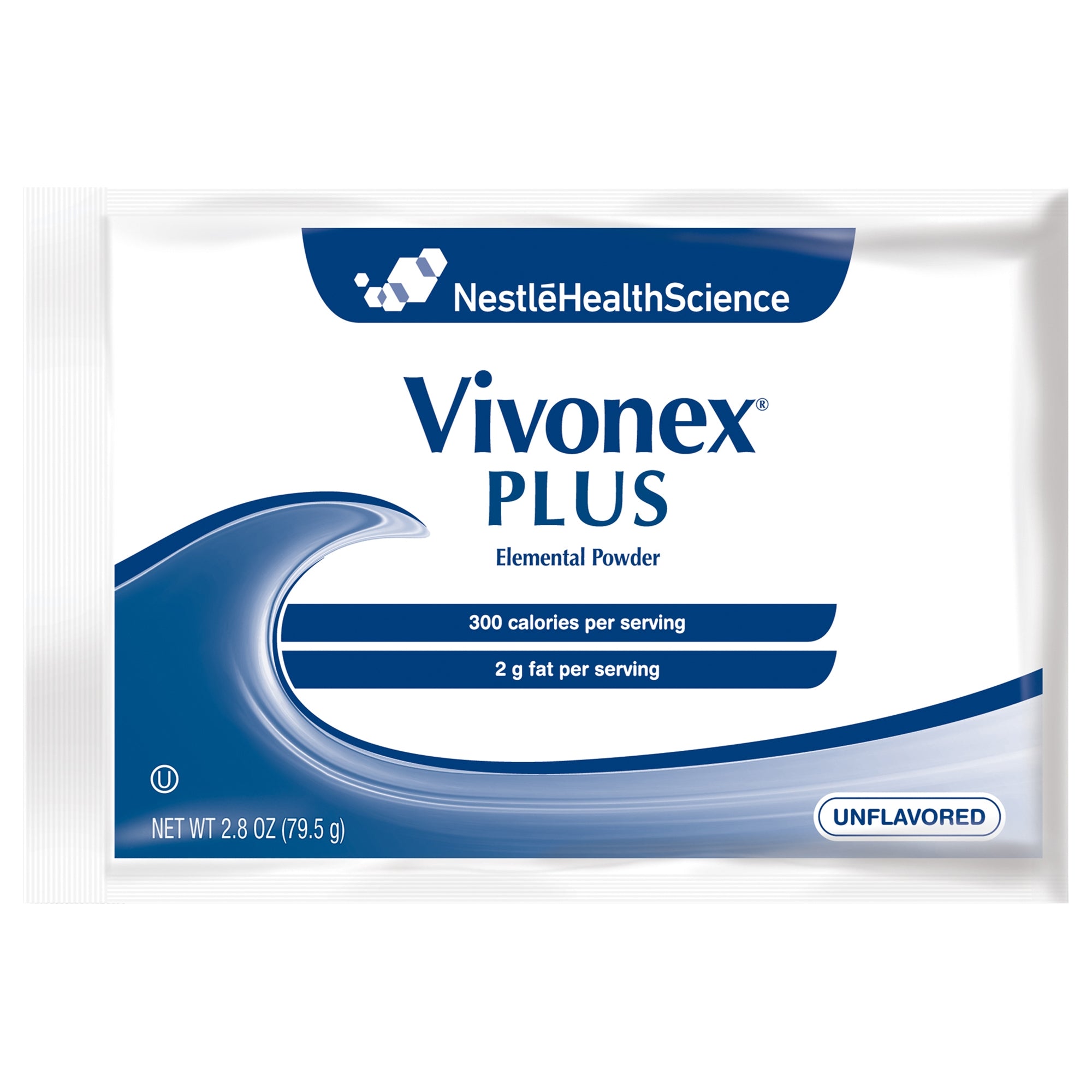Oral Supplement Vivonex Plus Unflavored Powder 2.8 oz. Individual Packet, Packaging Type- Case