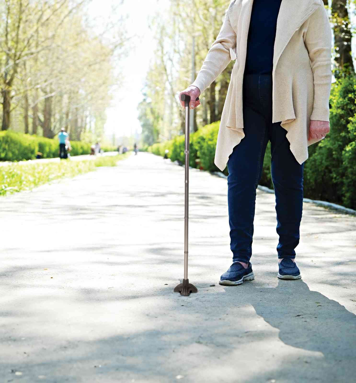 Wonder Cane: Lightweight, Adjustable Walking Cane for Stability & Support | Ergonomic Grip, Slip-Resistant Base, Ideal for Seniors & Mobility Aid