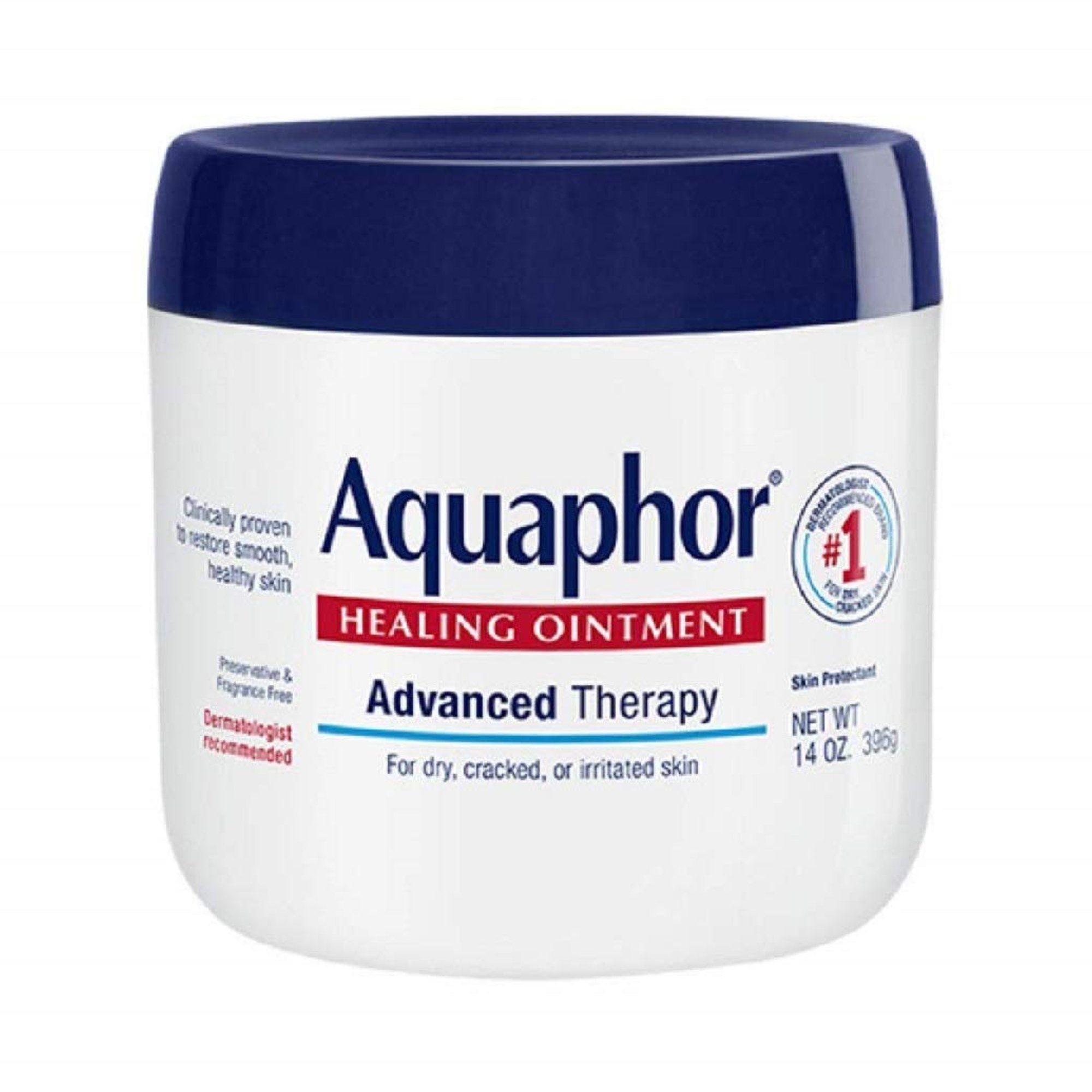 Hand and Body Moisturizer Aquaphor Advanced Therapy 14 oz. Jar Unscented Ointment