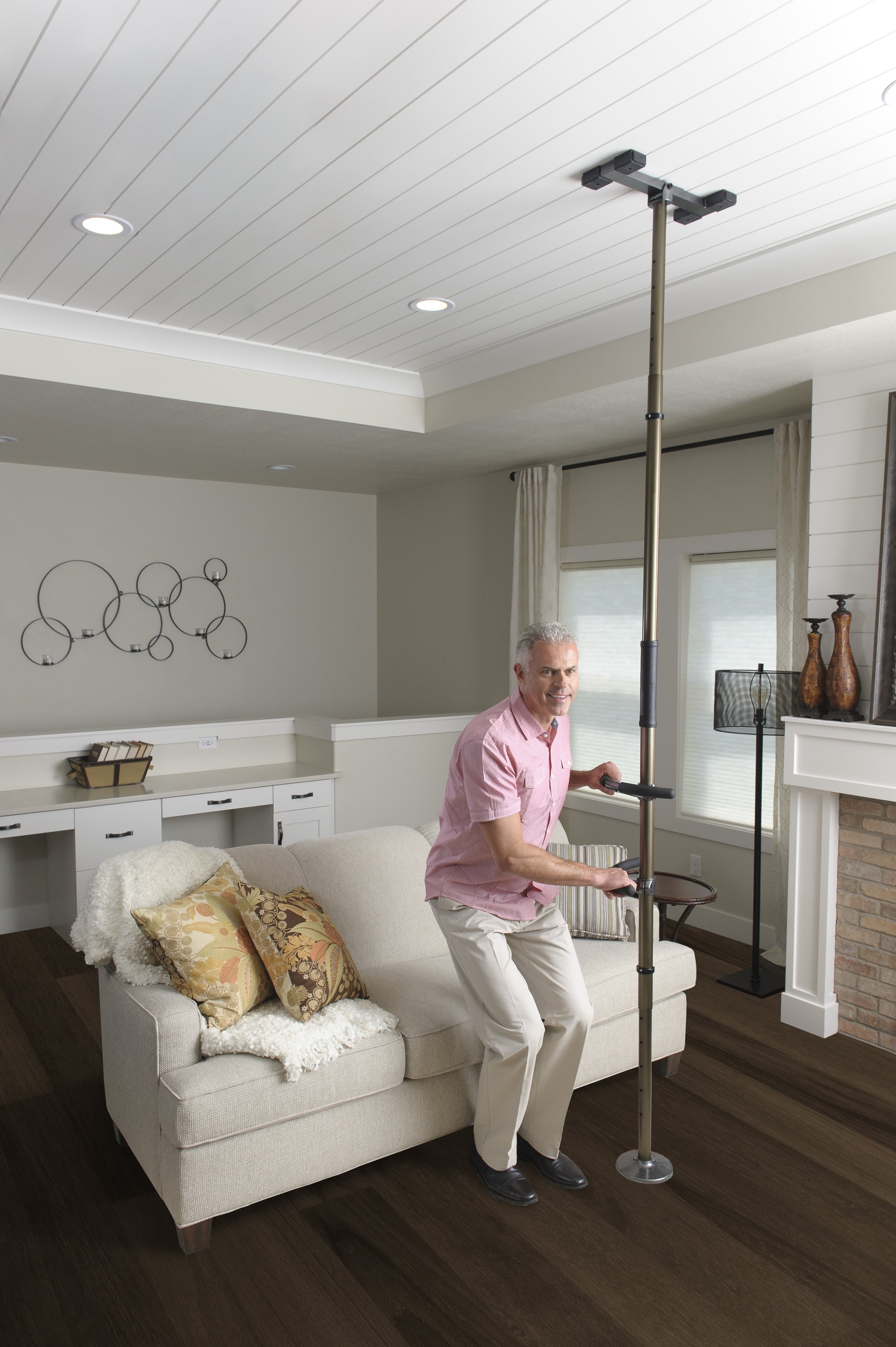 Wonder Pole Premium - Versatile and Durable Adjustable Pole for Home Workouts, Perfect for Fitness Enthusiasts and Dance Lovers.