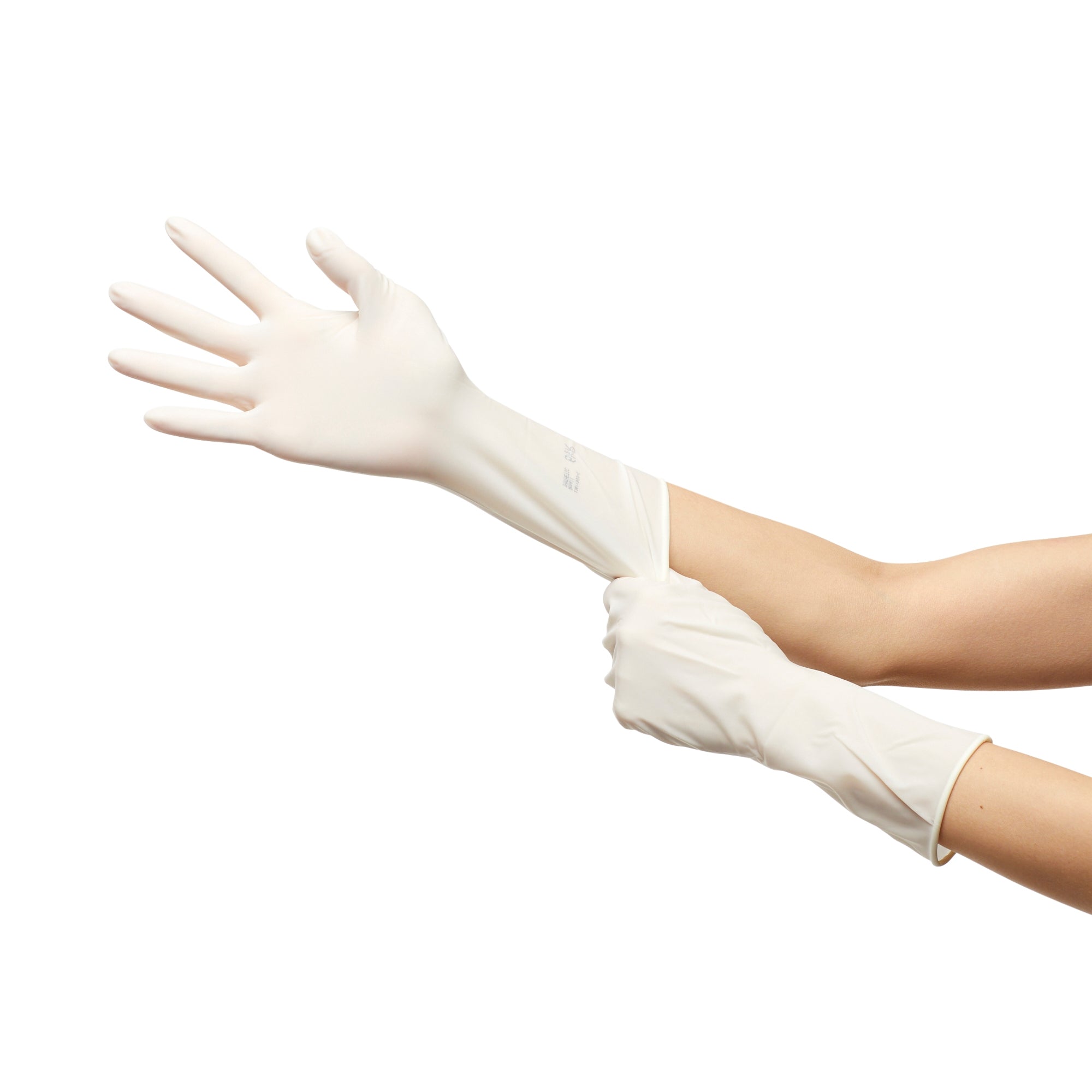 Surgical Glove GAMMEX Non-Latex PI Size 6.5 Sterile Polyisoprene Standard Cuff Length Micro-Textured White Chemo Tested | 50Pair/Box