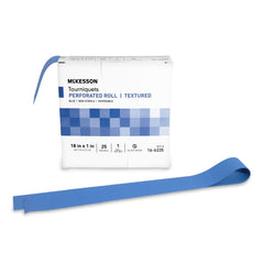 McKesson Tourniquet Strap 18 Inch Length Rolled and Banded Pack 25BX20BX/CS