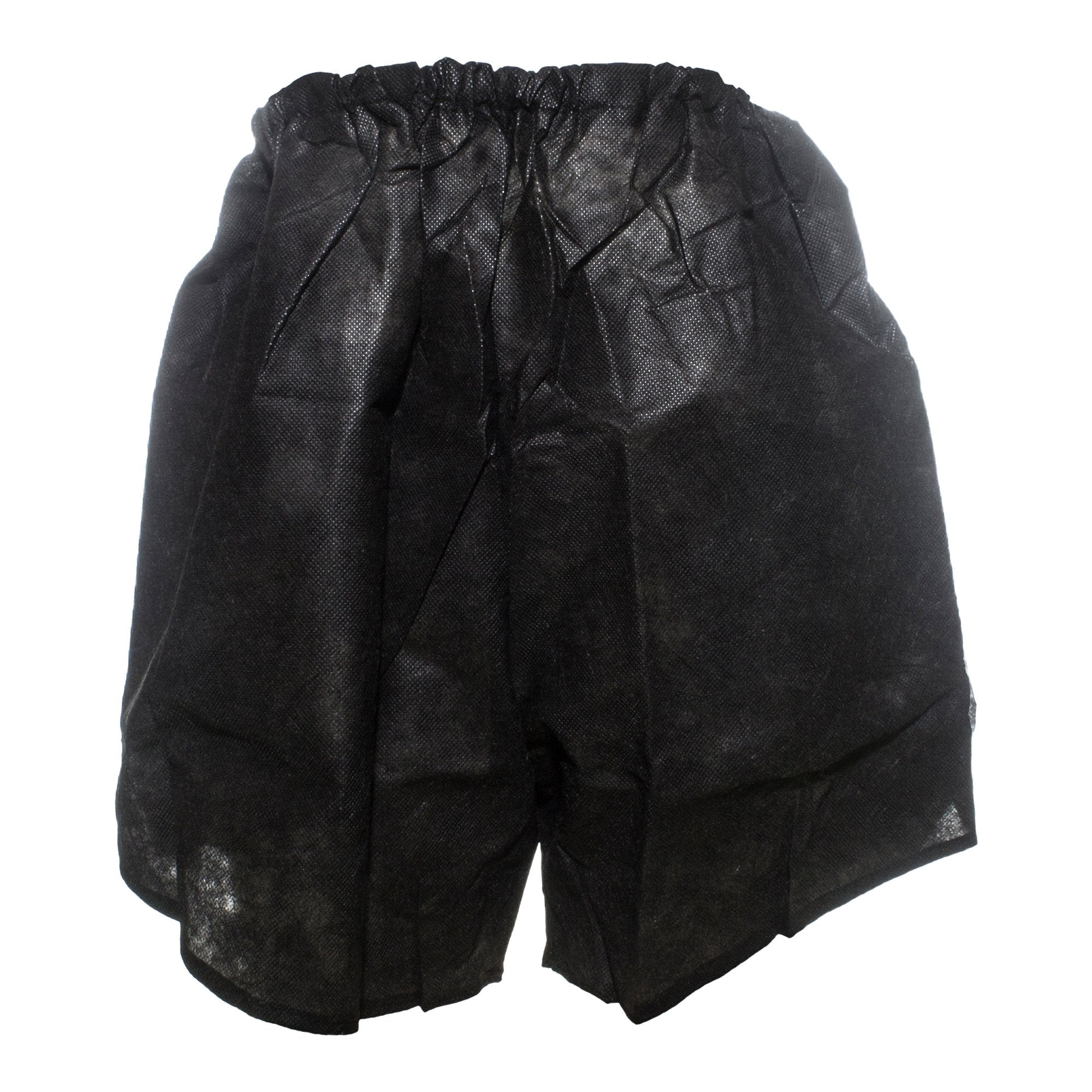 Exam Shorts Reflections Large / X-Large Black Spunbond Polypropylene Adult Disposable, Packaging Type- Case