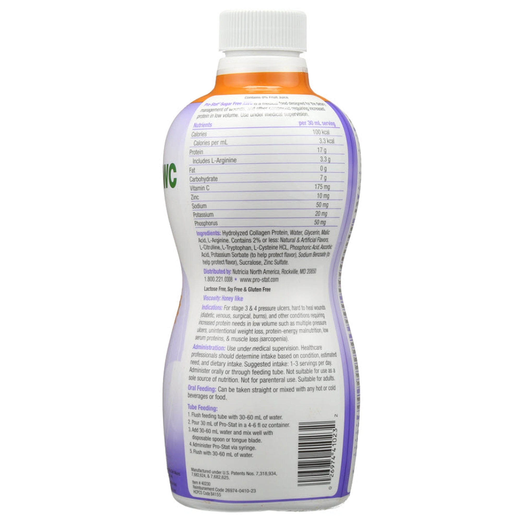 Oral Supplement Pro-Stat AWC Citrus Splash Flavor Liquid 30 oz. Bottle | (4/Case)