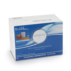 2 Layer Compression Bandage System CoFlex TLC XL with Indicators 4 Inch X 5-2/5 Yard / 4 Inch X 7 Yard Self-Adherent / Pull On Closure Tan NonSterile 35 to 40 mmHg, Packaging Type- Box