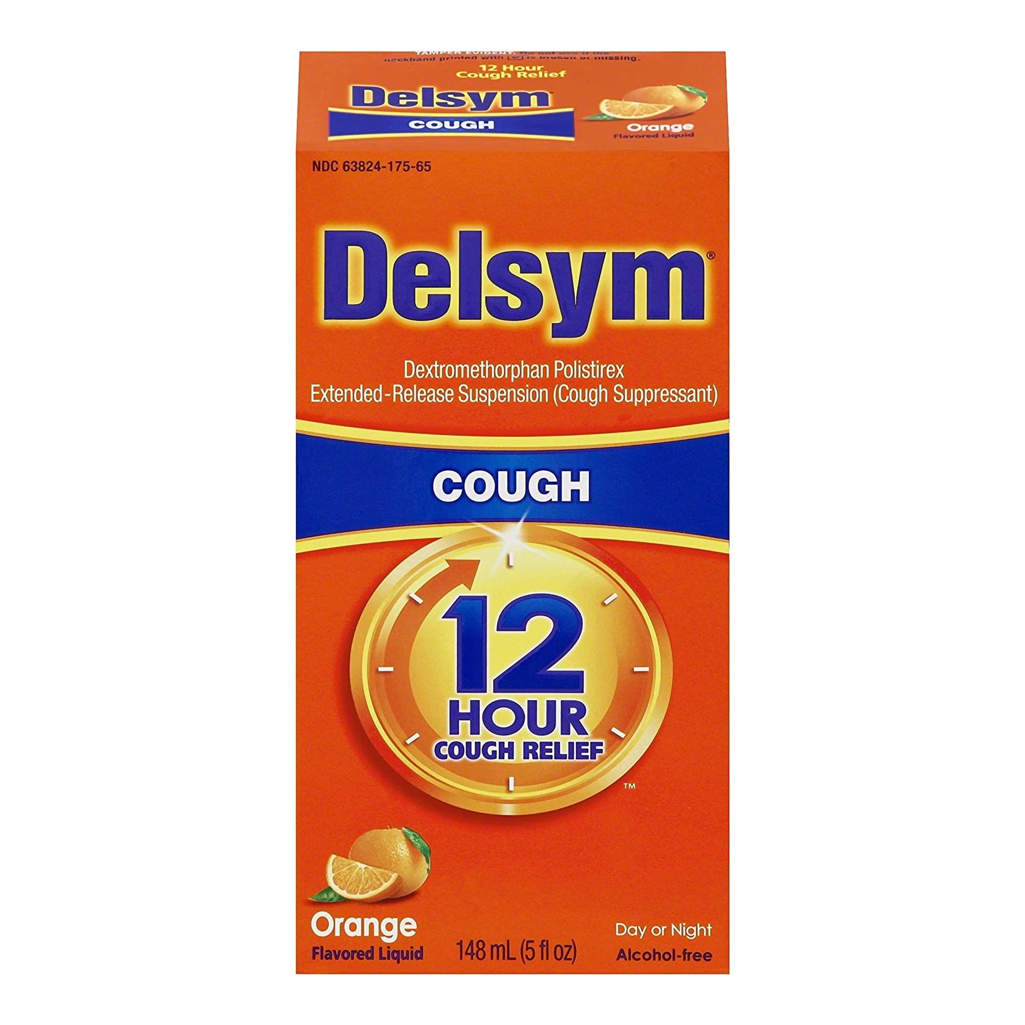 Cold and Cough Relief Delsym 30 mg / 5 mL Strength Liquid 5 oz.