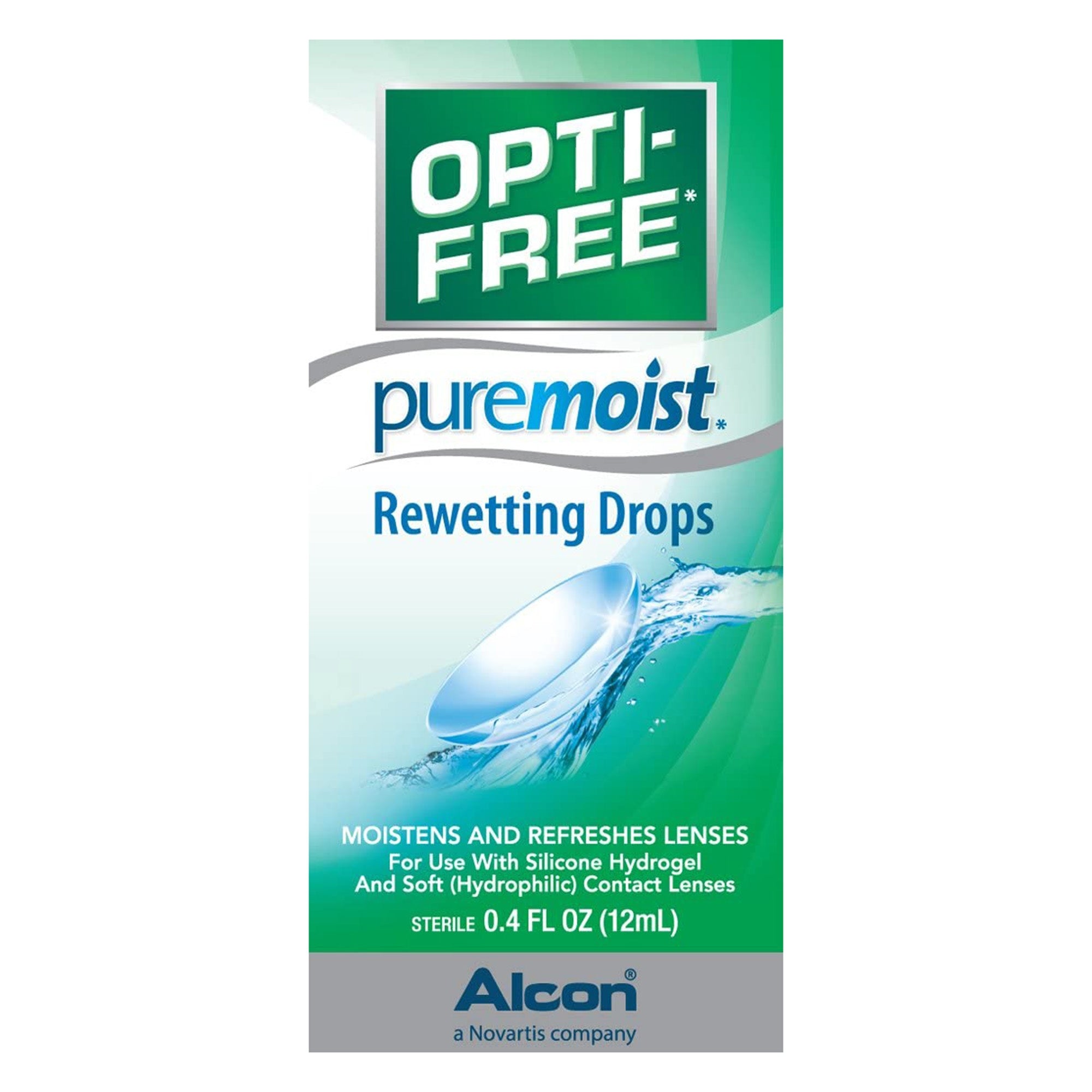Contact Lens Solution Opti-Free Pure Moist 0.4 oz. Solution,Packaging Type- Each