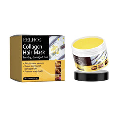 Collagen Moisturizing Hair Mask for Revitalizing Hair, Hydrating Nourishing Hair Care Mask for Dry & Damaged Hair, Hair Care Product Forwomen & Men