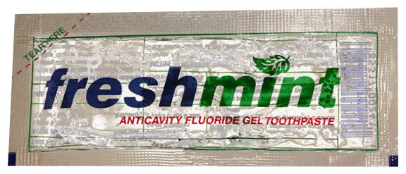 Toothpaste Freshmint Mint Flavor 28 oz. Individual Packet