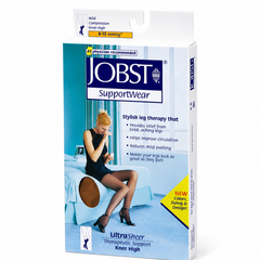 Jobst Ultrasheer 8-15 Mmhg Thigh-hi Silky-beige Xl Women