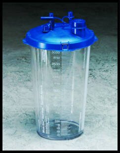 Rigid Suction Canister Medi-Vac Guardian 2000 mL Sealing Lid