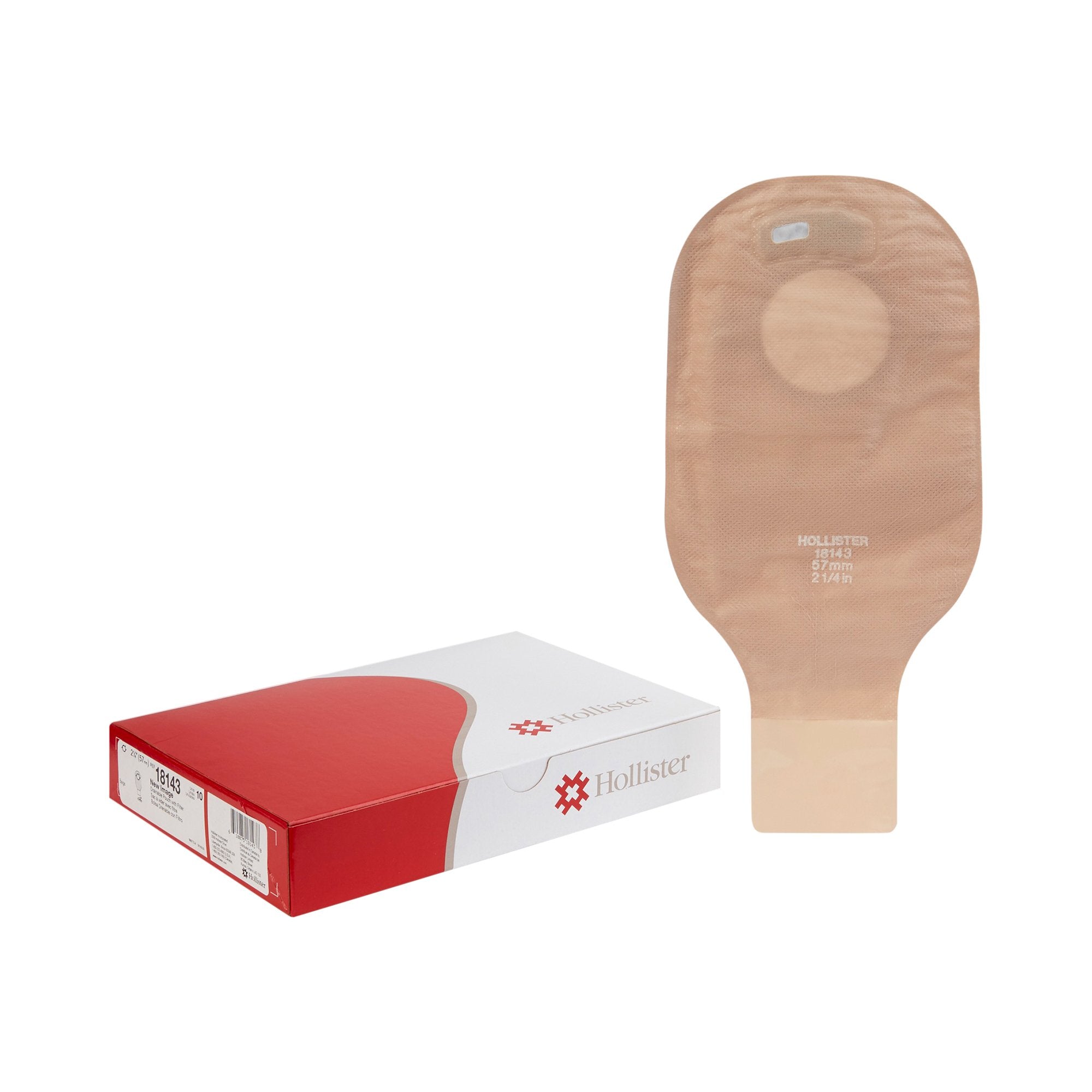 Colostomy Pouch New Image Two-Piece System 12 Inch Length Drainable
