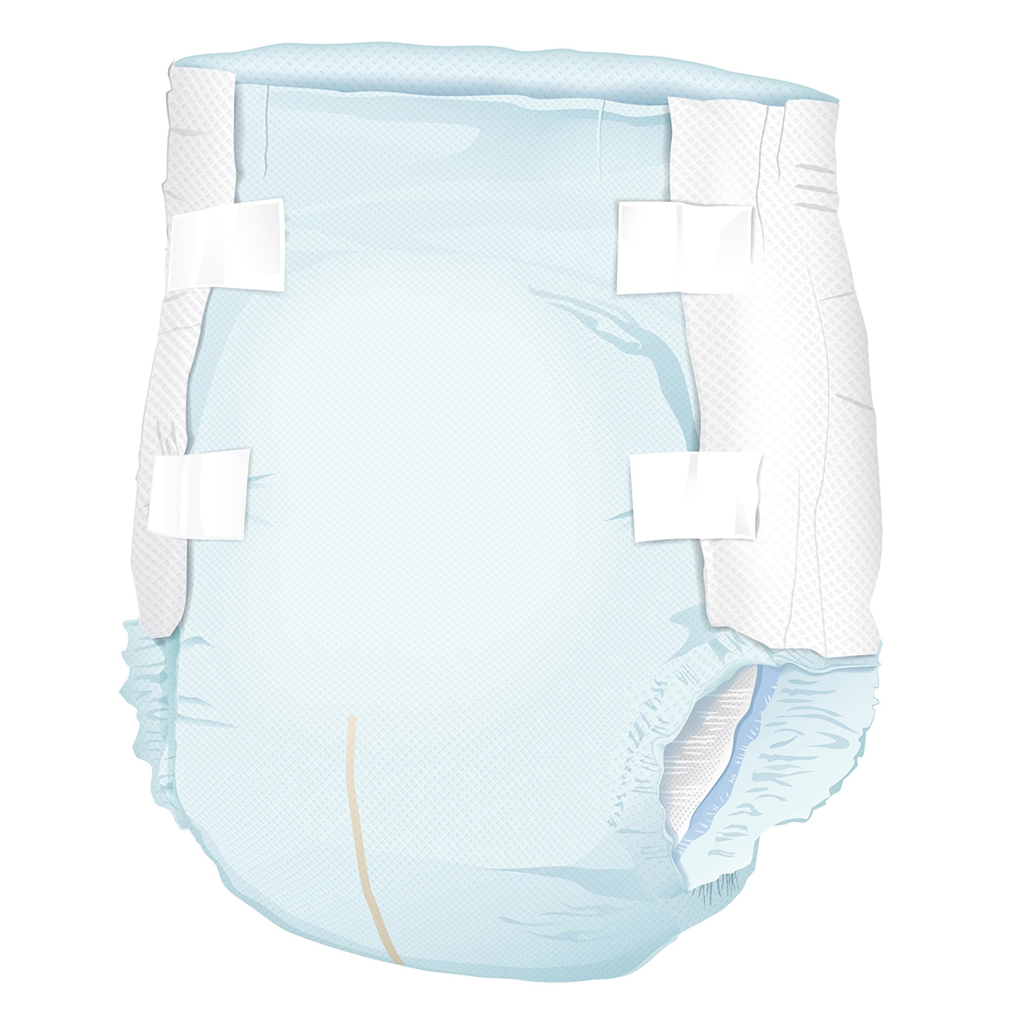 Unisex Adult Incontinence Brief McKesson Ultra Large Disposable Heavy Absorbency, Packaging Type- Case