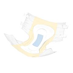 Unisex Adult Incontinence Brief McKesson Ultra X-Large Disposable Heavy Absorbency, Packaging Type- Case