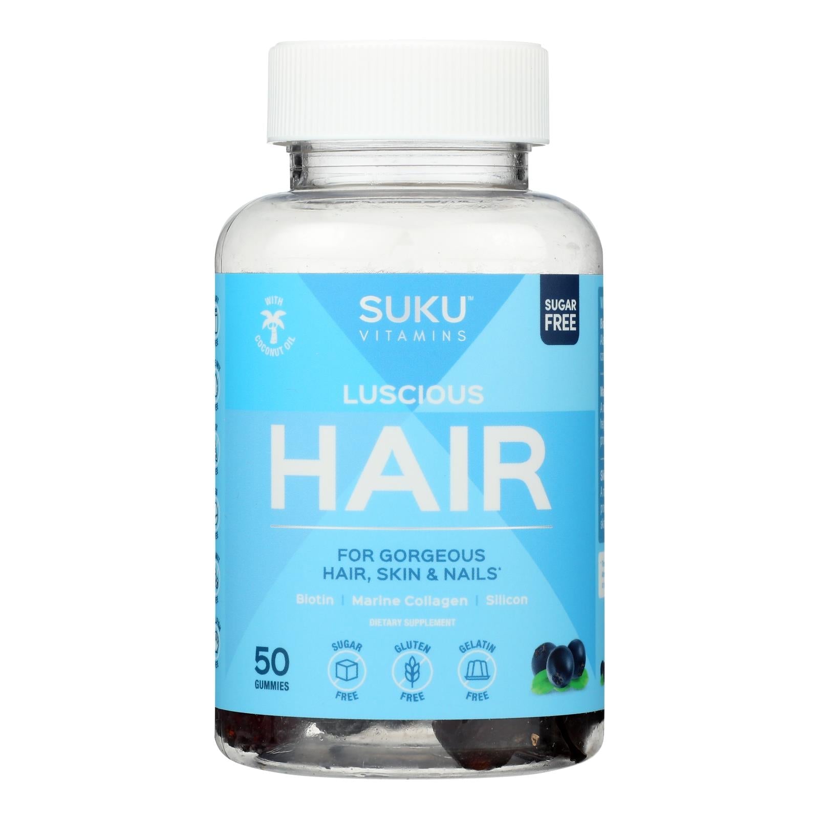 Vitaminas Suku - Gomitas para un cabello delicioso - 1 unidad - 50 unidades