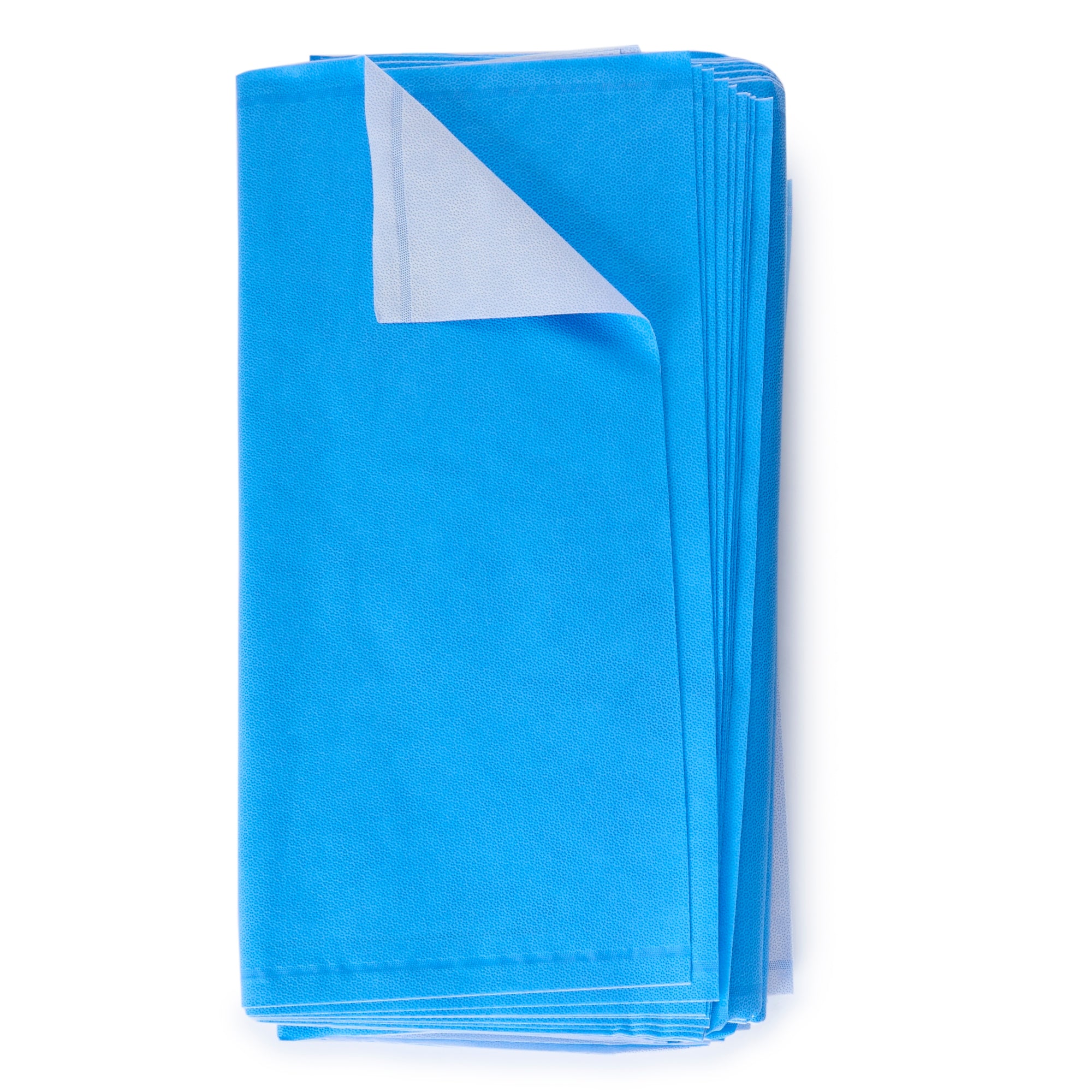 QUICK CHECK* H400 Sterilization Wrap White / Blue 24 X 24 Inch Dual Layer SMS Polypropylene Steam / EO Gas / Hydrogen Peroxide, Packaging Type- Case
