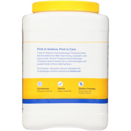 Food and Beverage Thickener Thick-It Original 36 oz. Canister Unflavored Powder IDDSI Level 0 Thin,Packaging Type- Each