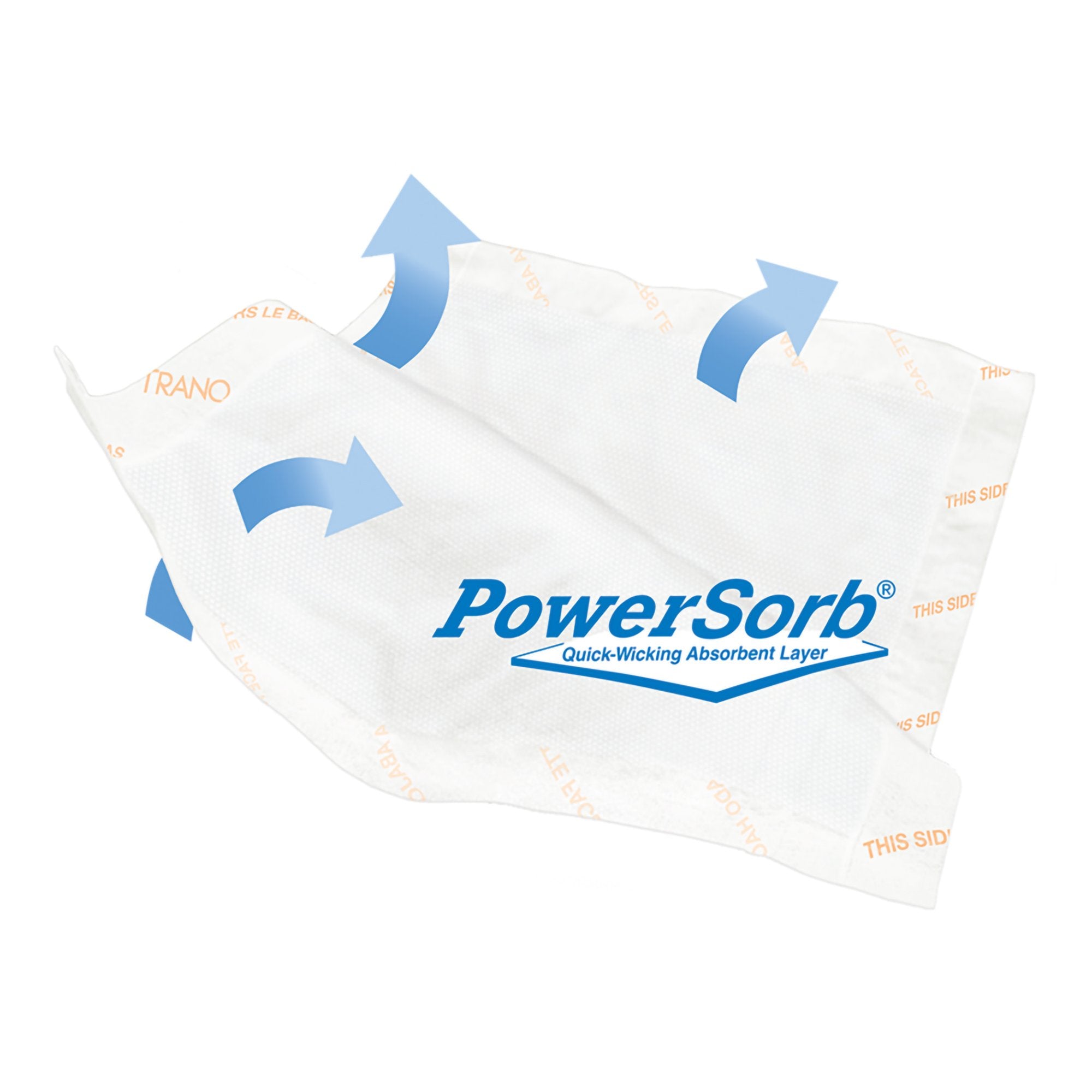 Disposable Underpad Tranquility AIR-Plus 30 X 36 Inch Powersorb Material Heavy Absorbency, Packaging Type- Case