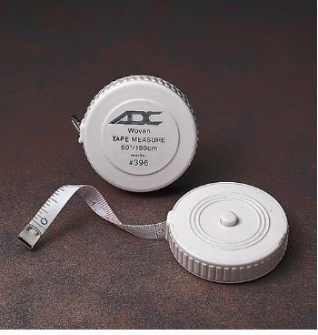 Measurement Tape ADC 60 Inch Woven Reusable Dual Scale
