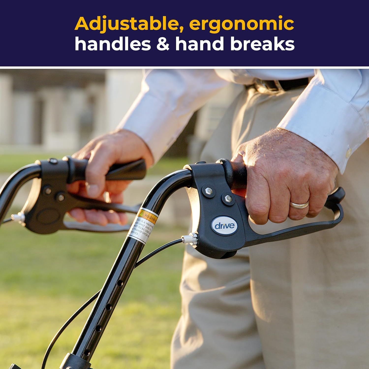 rollator 4 wheel with pouch padded seat red drive