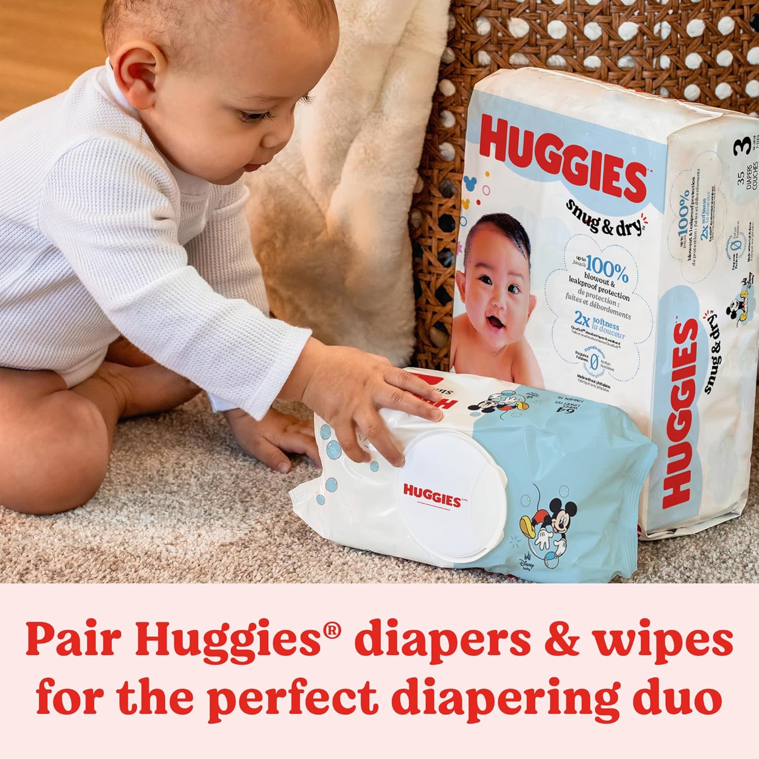 baby wipe huggies simply clean soft pack unscented 64 count packaging type case