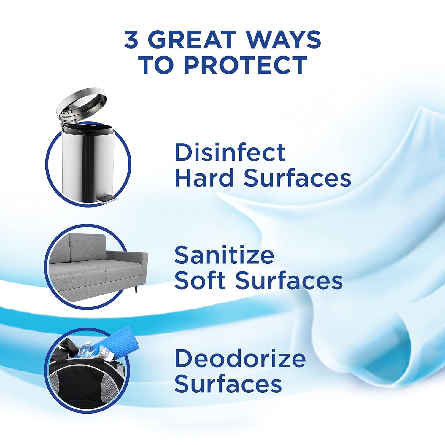 Lysol Surface Disinfectant Alcohol Based Aerosol Spray Liquid 19 oz. Can Crisp Linen Scent NonSterile, Packaging Type- Case