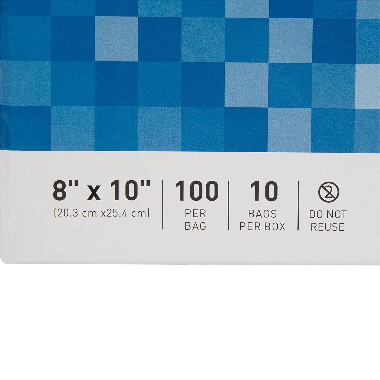 Reclosable Bag McKesson 8 X 10 Inch Polyethylene Clear Zipper Closure, Packaging Type- Case