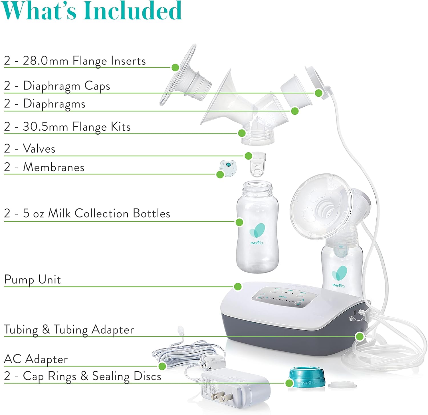 evenflo advanced breast pump double electric