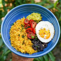bone broth rice meal
