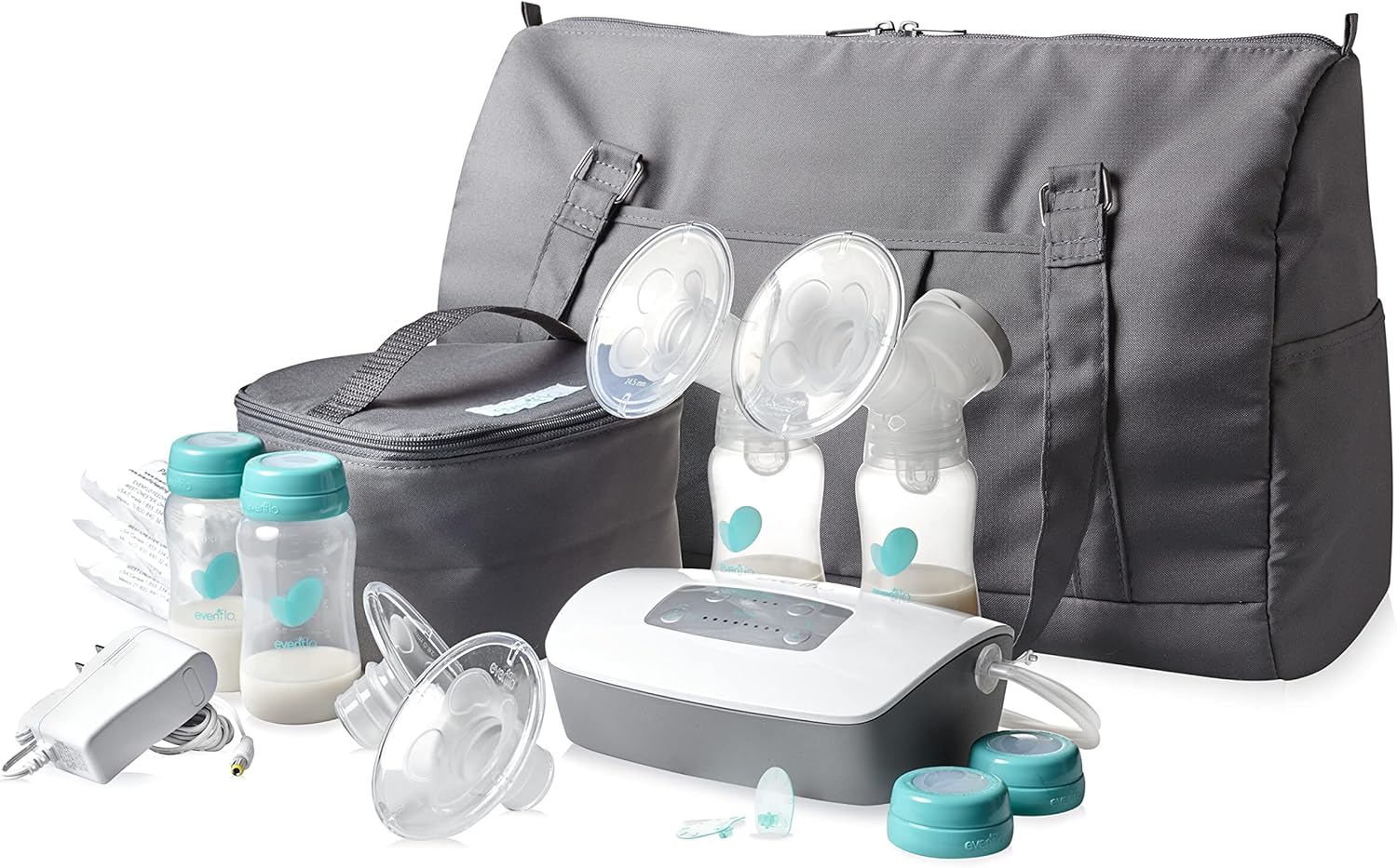 evenflo deluxe advanced breast pump double electric