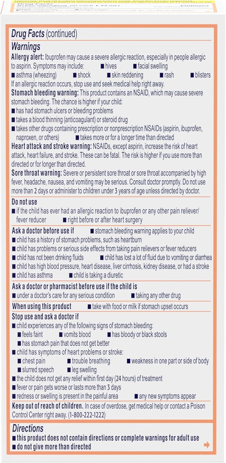 motrin concentrated infants drops berry flavor motrin childrens pain relief mk832175ea