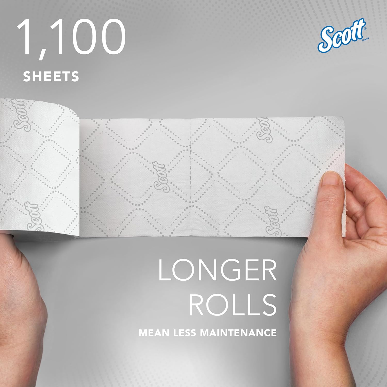 Toilet Tissue Scott Pro White 2-Ply Standard Size Cored Roll 1100 Sheets 3-7/10 X 3-9/10 Inch, Packaging Type- Case