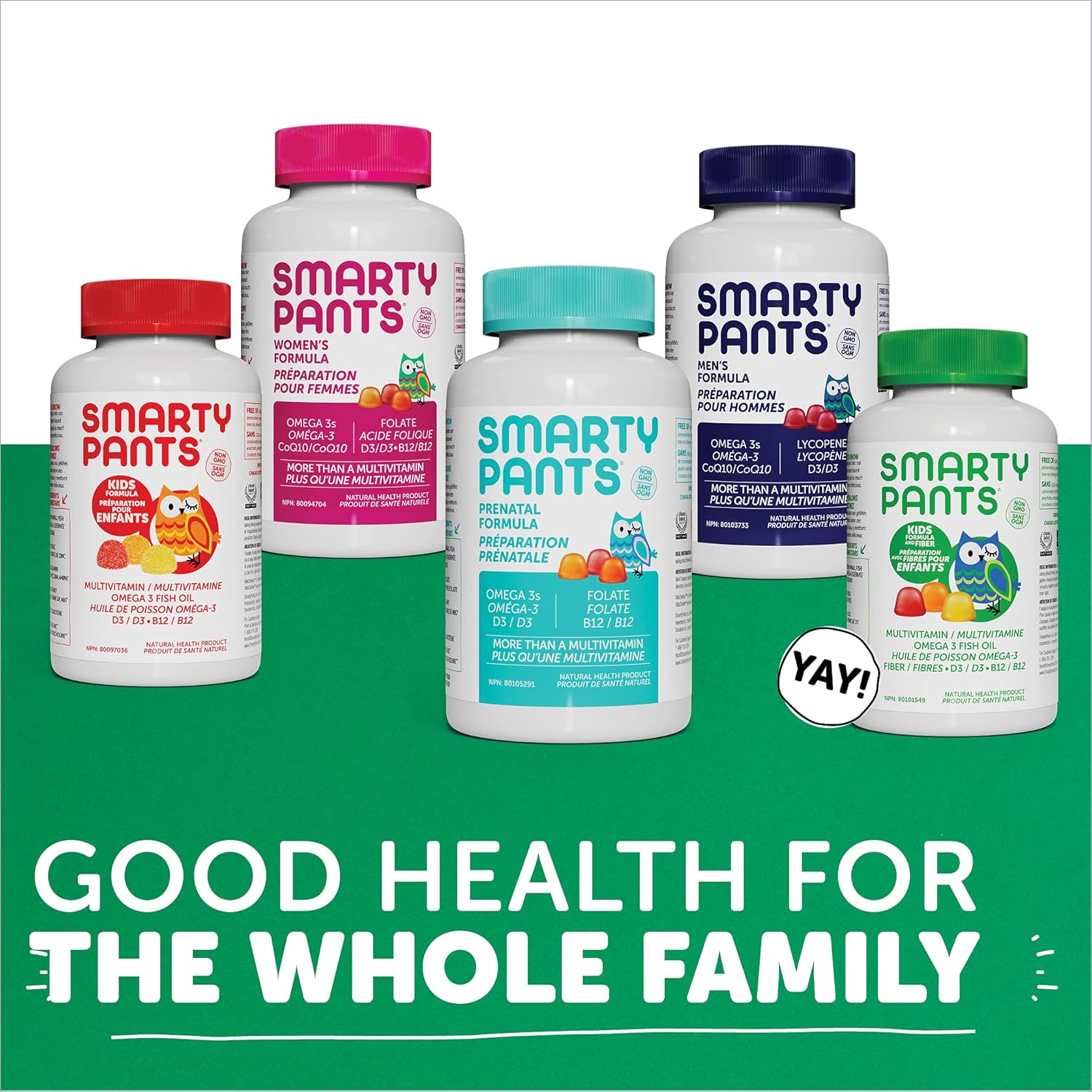 smartypants multivitamin kids complete and fiber gummy 120 count