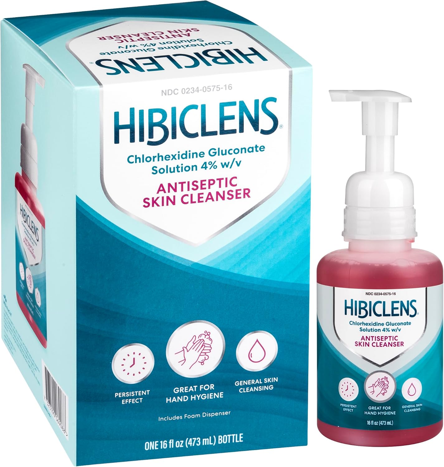 Antiseptic / Antimicrobial Skin Cleanser Hibiclens® 16 oz. Pump Bottle 4% Strength CHG (Chlorhexidine Gluconate) NonSterilePackaging Type - case
