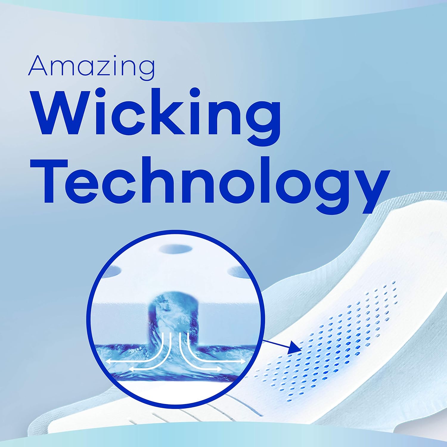 feminine pad always infinity with flex foam maxi with wings super absorbency packaging type box