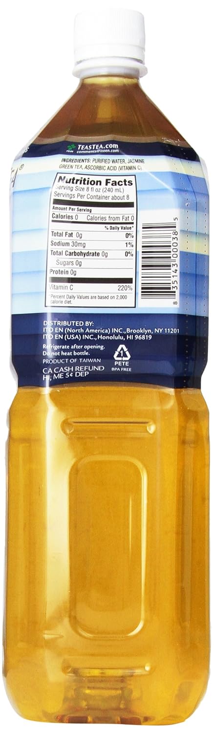 Teas' Tea Unsweetened Jasmine Tea - Case Of 6 - 67.6 Fz