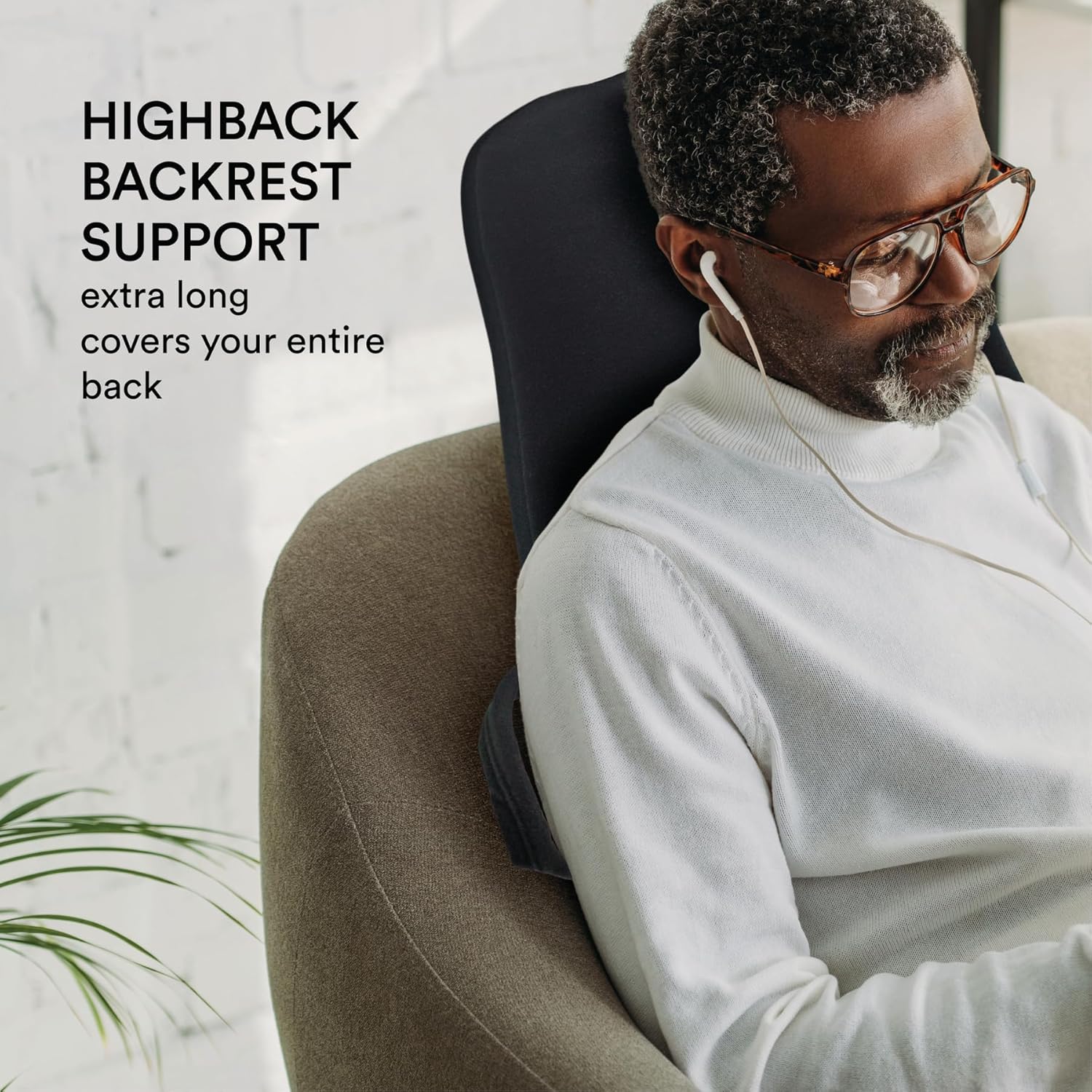 highback backrest support obusforme black boxed