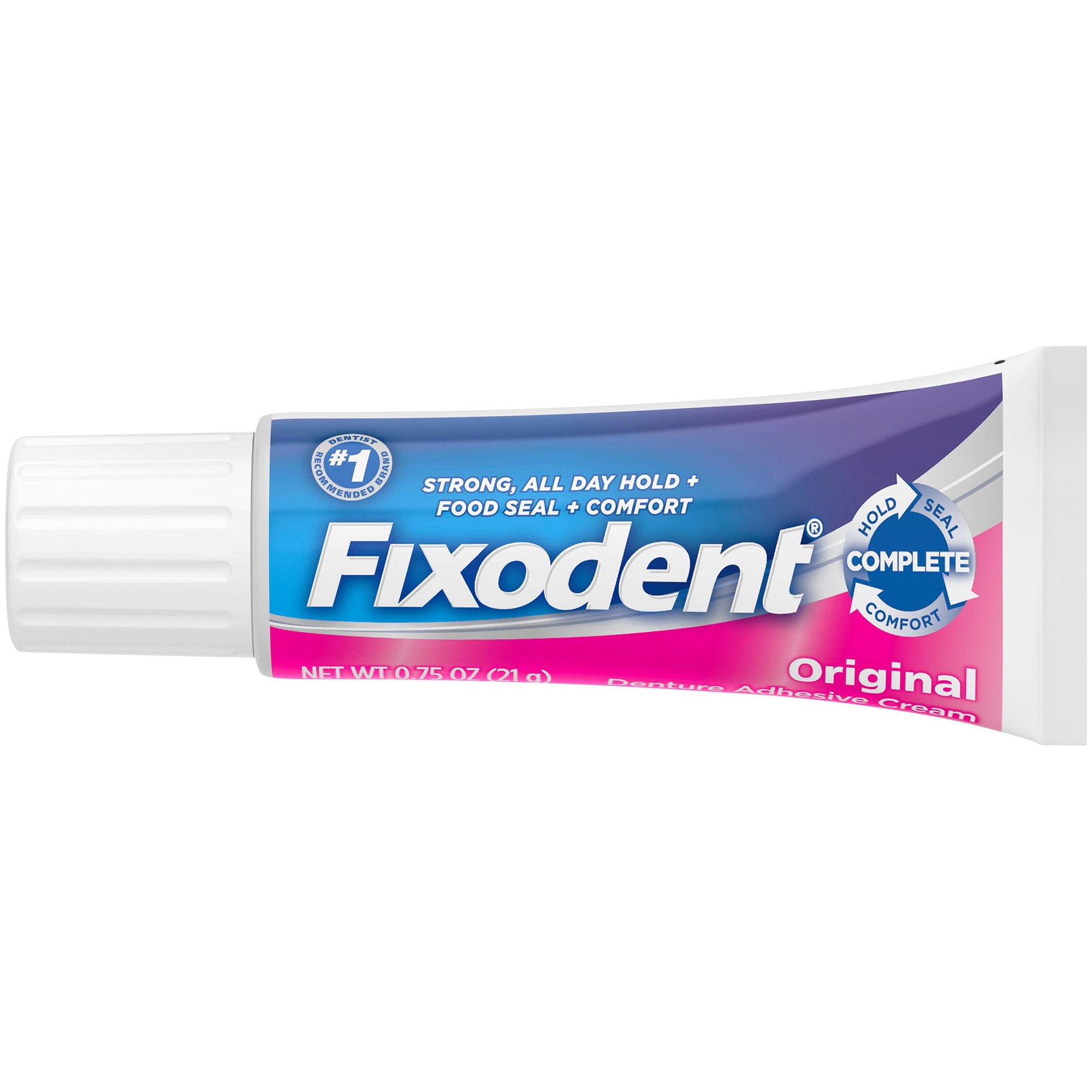 Denture Adhesive Fixodent Original Cream 0.75 oz., Packaging Type- Case