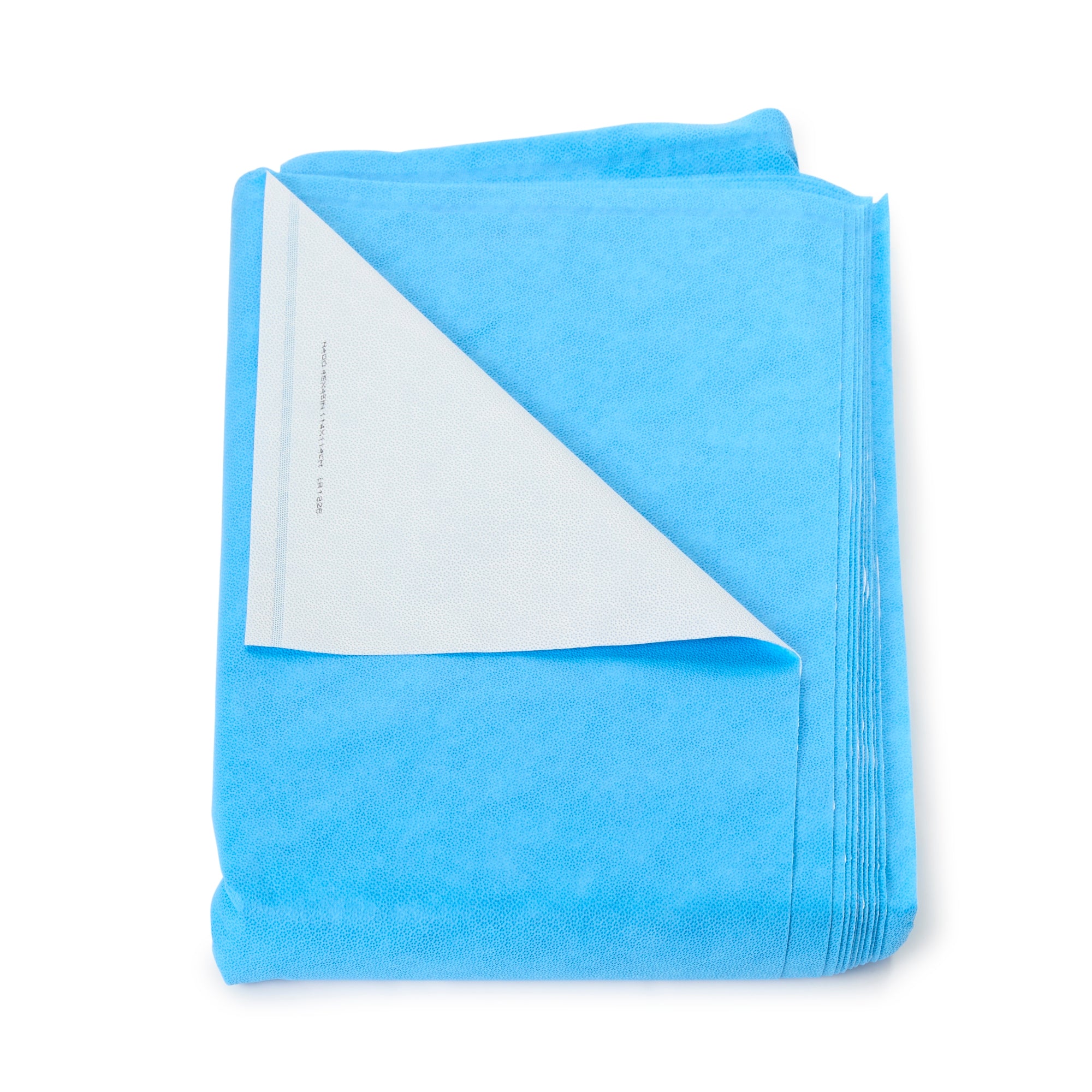QUICK CHECK* H400 Sterilization Wrap White / Blue 45 X 45 Inch Dual Layer SMS Polypropylene Steam / EO Gas / Hydrogen Peroxide, Packaging Type- Case