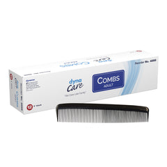 Comb Dynarex 9 Inch Black Plastic