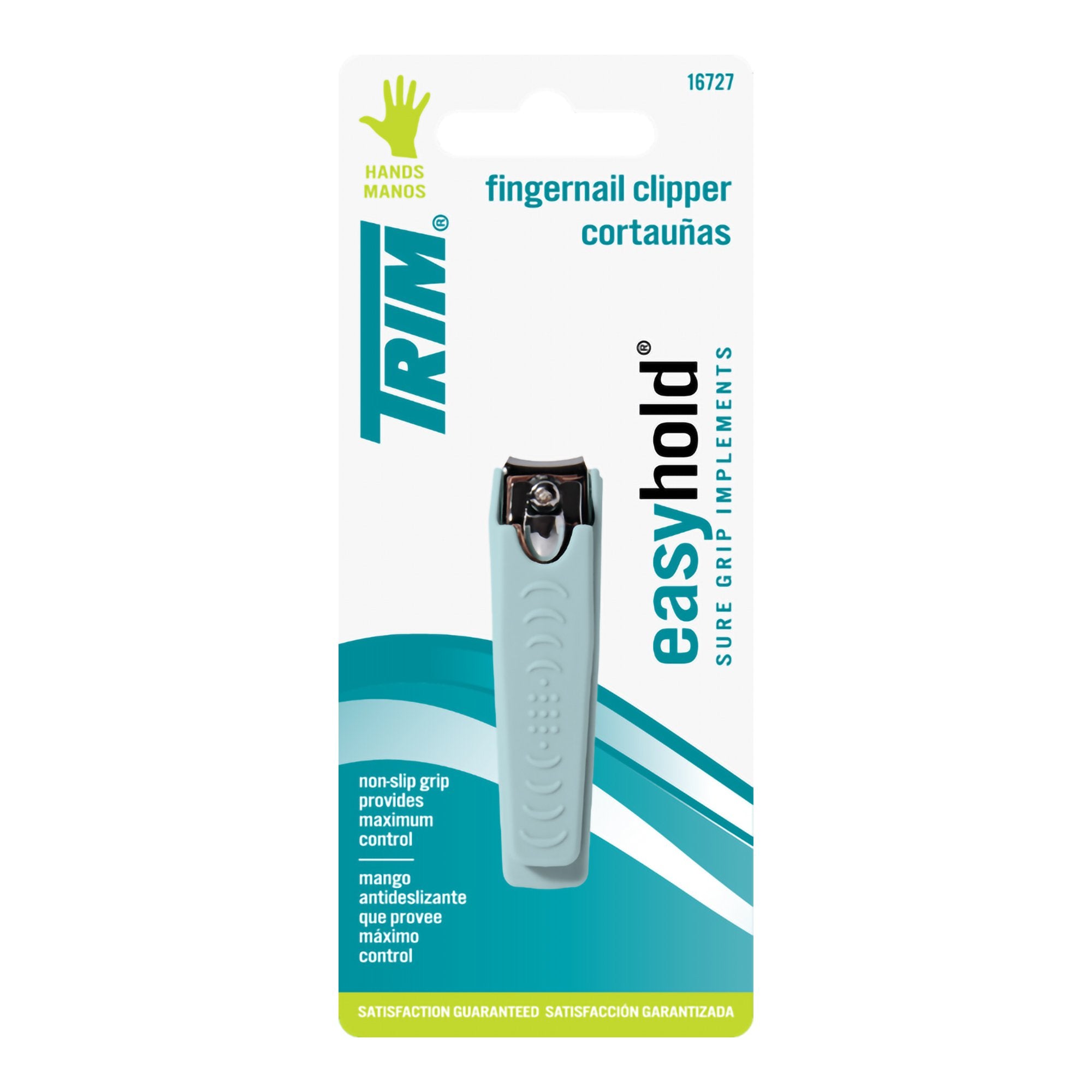 Fingernail Clippers Easy Hold Thumb Squeeze Lever