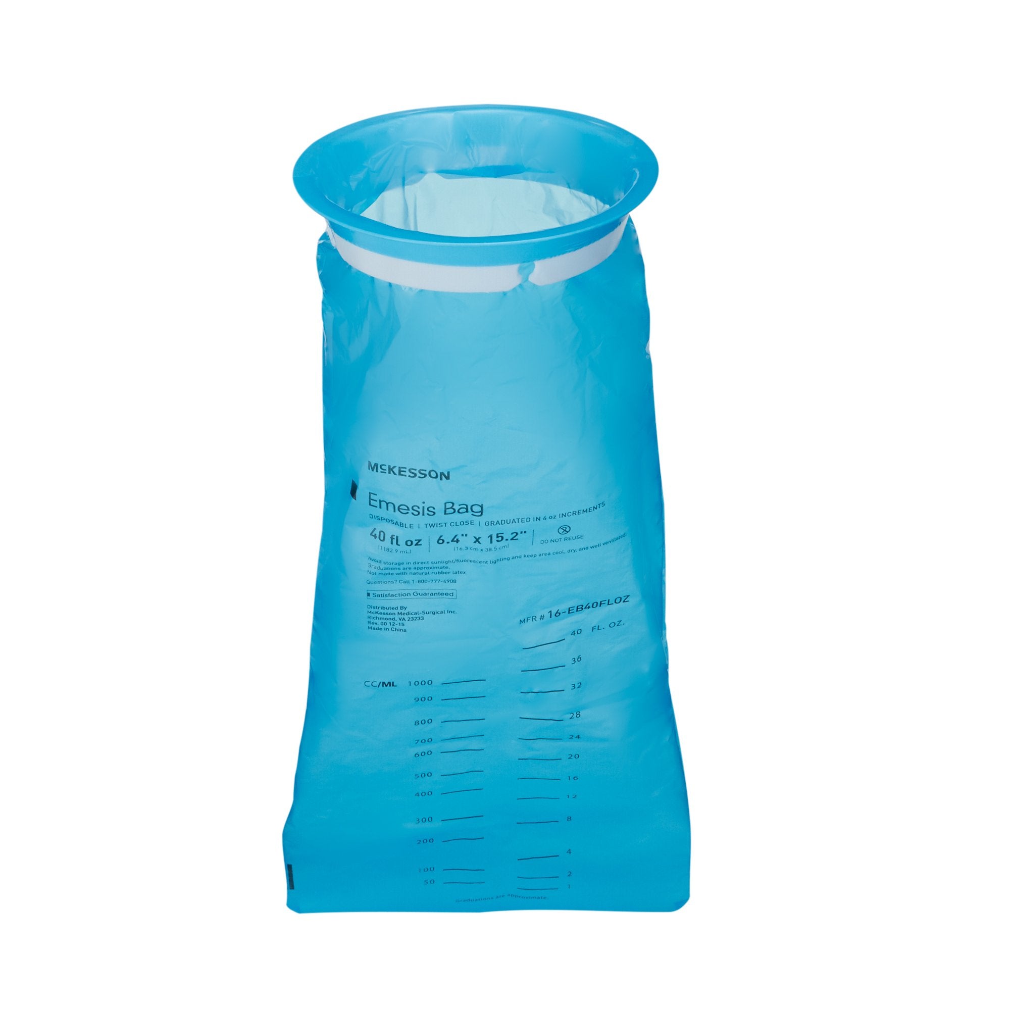 Emesis Bag McKesson 40 oz. Blue | 4SL/Case